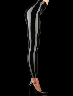 Latex Black Leggings