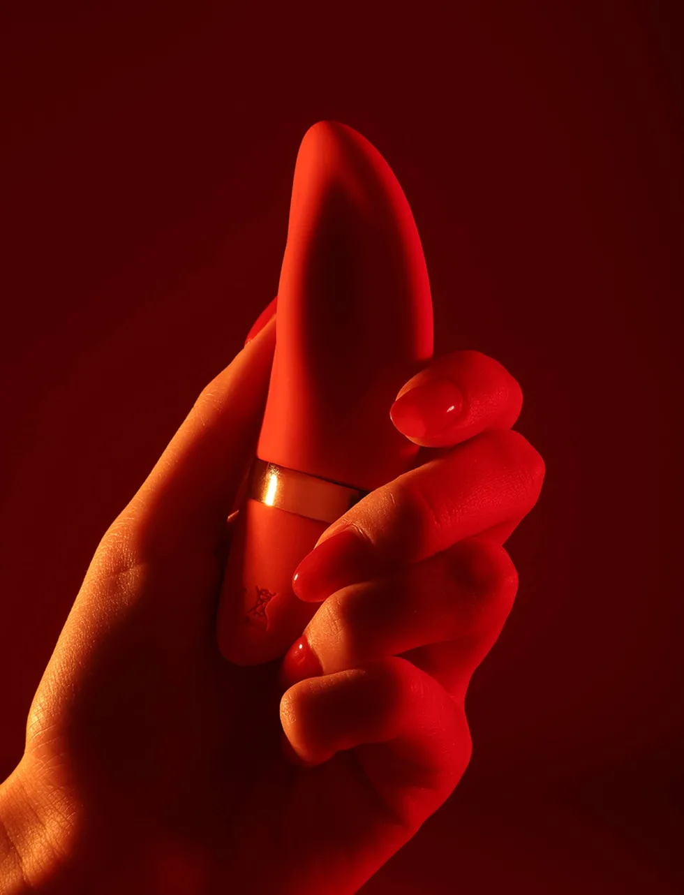 Perla Red Vibrating Thong