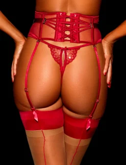 Red Stay Up Stockings