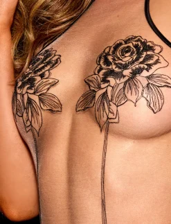 Rosa Black Bodysuit