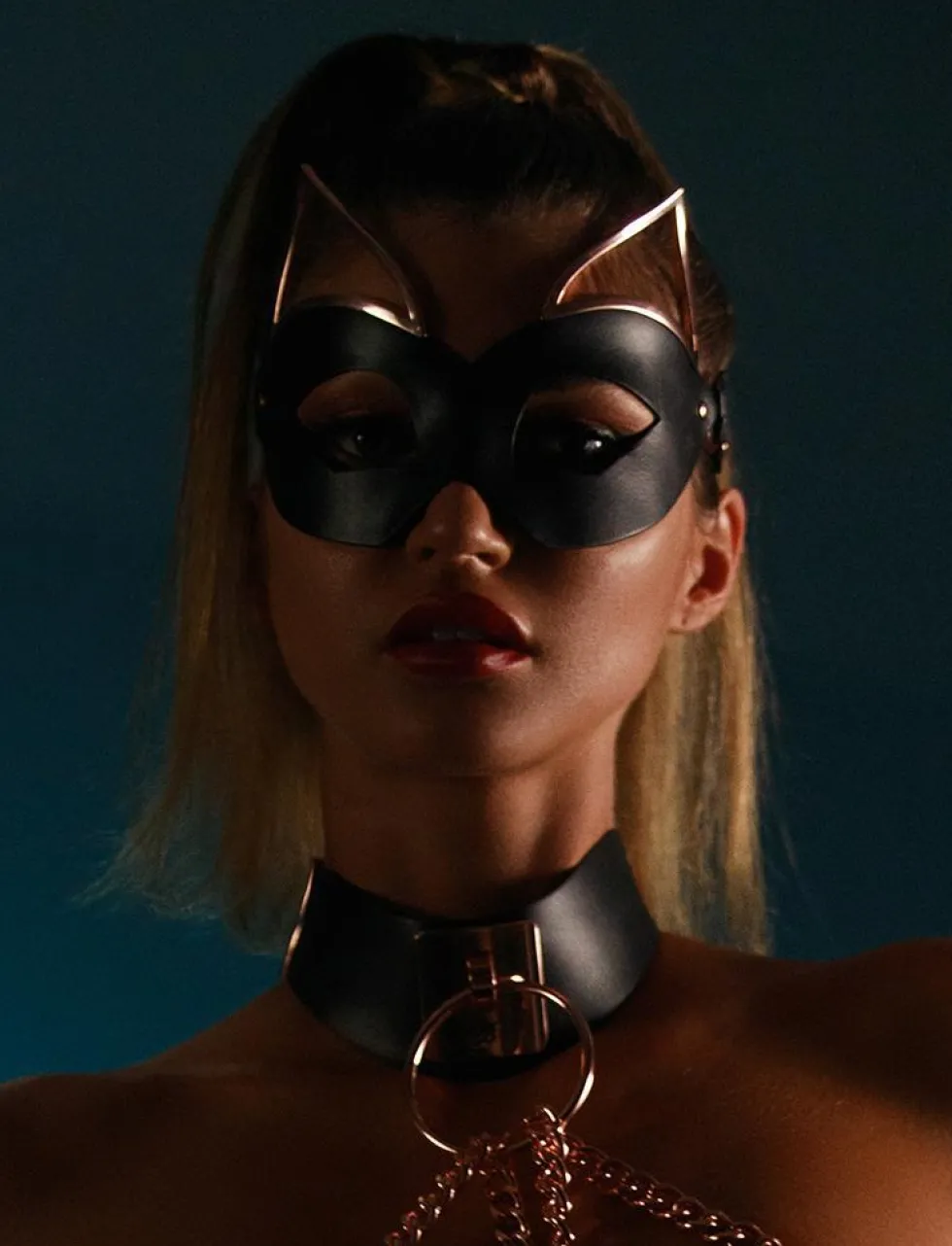Rose Gold Fox Mask